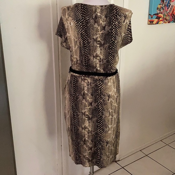 Express Snakeskin Print Dress - Picture 2 of 8